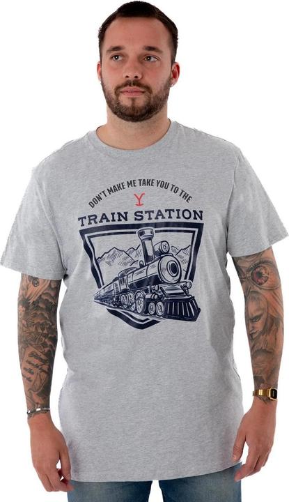 Produktbild Yellowstone Bahnhof TShirt mit kurzen Ärmeln (XL)