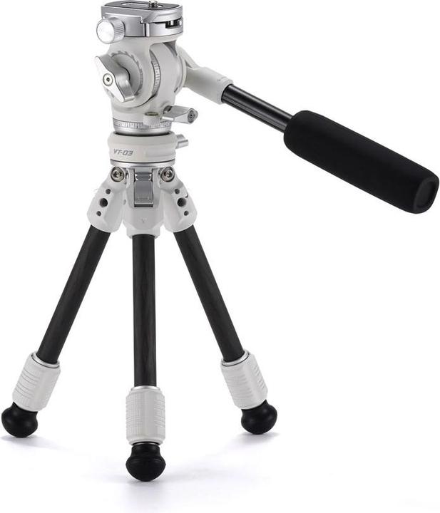 Produktbild Tilta VT03 Tabletop Video Fluid Head, 1-Stage Carbon Fiber Tripod (Carbon, Metall)