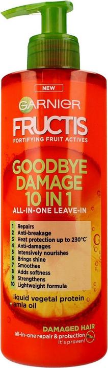 Actual product image Garnier Fructis Goodbye Damage 10In1 All-In-One Leave-In Hair Conditioner 400Ml (400 ml)