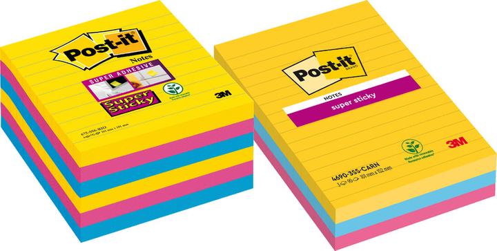Actual product image Post-it Super Sticky (101 x 101 mm)