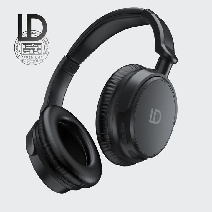 Actual product image Liam & Daan Wireless OnEar Headset, Wireless BT Headphone with Battery & 3.5mm AUX (No noise cancellation, 20 h, Wireless)