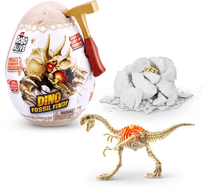 Actual product image Zuru ROBO ALIVE Dino Fossil Find Mini Surprise Egg ass.