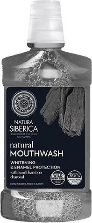 Immagine prodotto Natura Siberica Bamboo Charcoal Whitening & Enamel Protection Collutorio 520ml (520 ml, Collutorio)