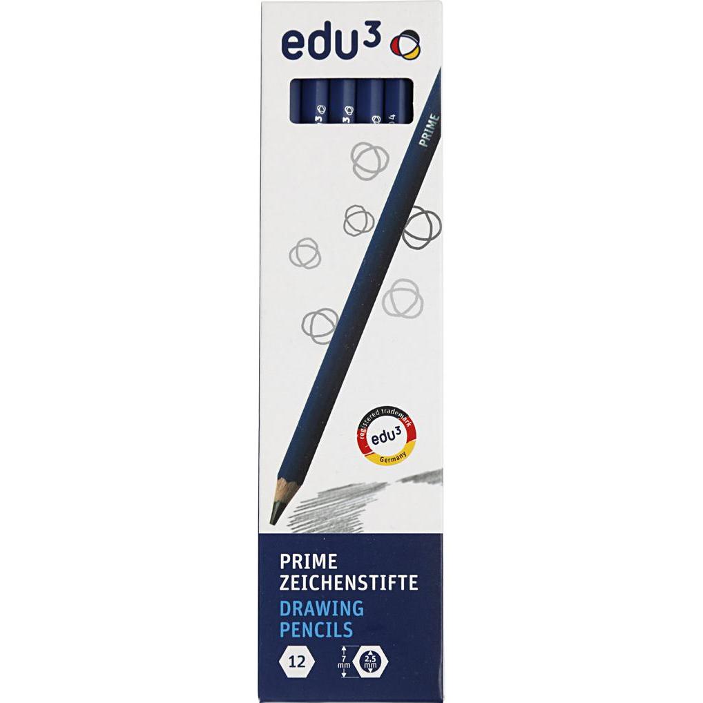 EDU3, Pastelli, edu Drawing Pencil (12x)