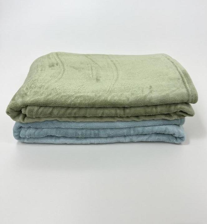 Productafbeelding Domoletti PLAID BLANKET COLAR 140X200 GREEN NO.90 (200 x 140 cm)