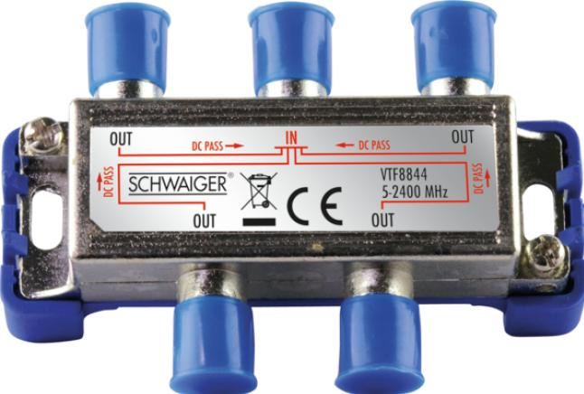 Produktbild Schwaiger Verteiler 4-fach digital (Verteiler)
