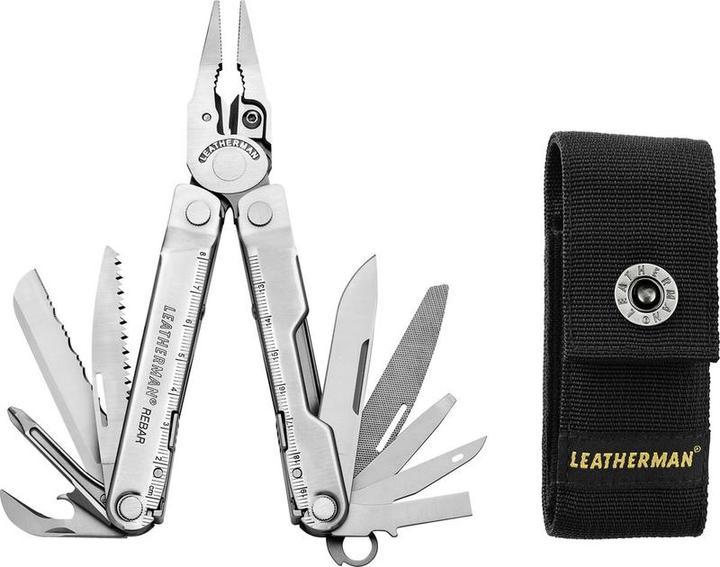 Actual product image Leatherman Rebar Nylon Sheath Clampack (17 Functions)