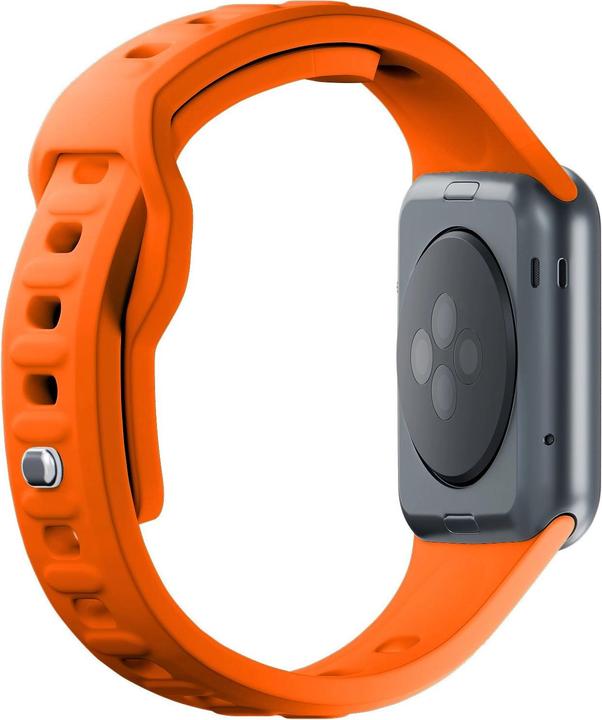 Produktbild 3MK Silicone Watch Strap pomarańczowy/ orange dla Apple Watch 42/44/45/49mm (Silikon, Edelstahl)