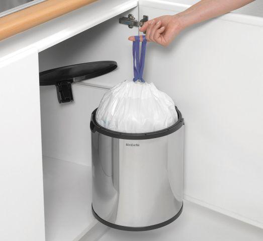 Produktbild Brabantia Einbaumülleimer 15 L Brilliant Steel (15 l)