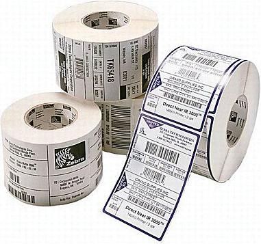Actual product image Zebra PolyO 3100T White Self Adhesive Printer Label (152 mm)