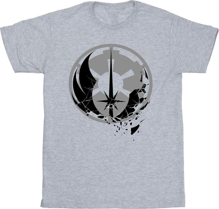Produktbild Star Wars ObiWan Kenobi Fractured Logos TShirt (S)