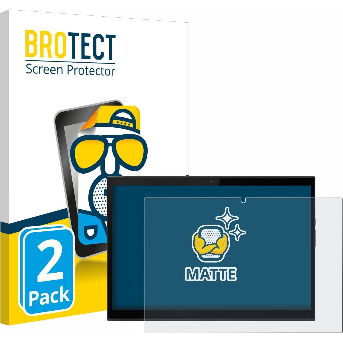 BROTECT Entspiegelungs-Schutzfolie Displayschutz Matt (2 Stück, Yoga Duet 7i 13"), Tablet Schutzfolie