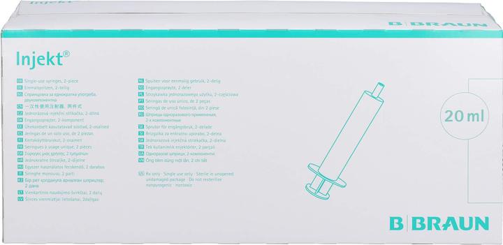 Actual product image B.Braun Disposable syringes with Luer attachment
