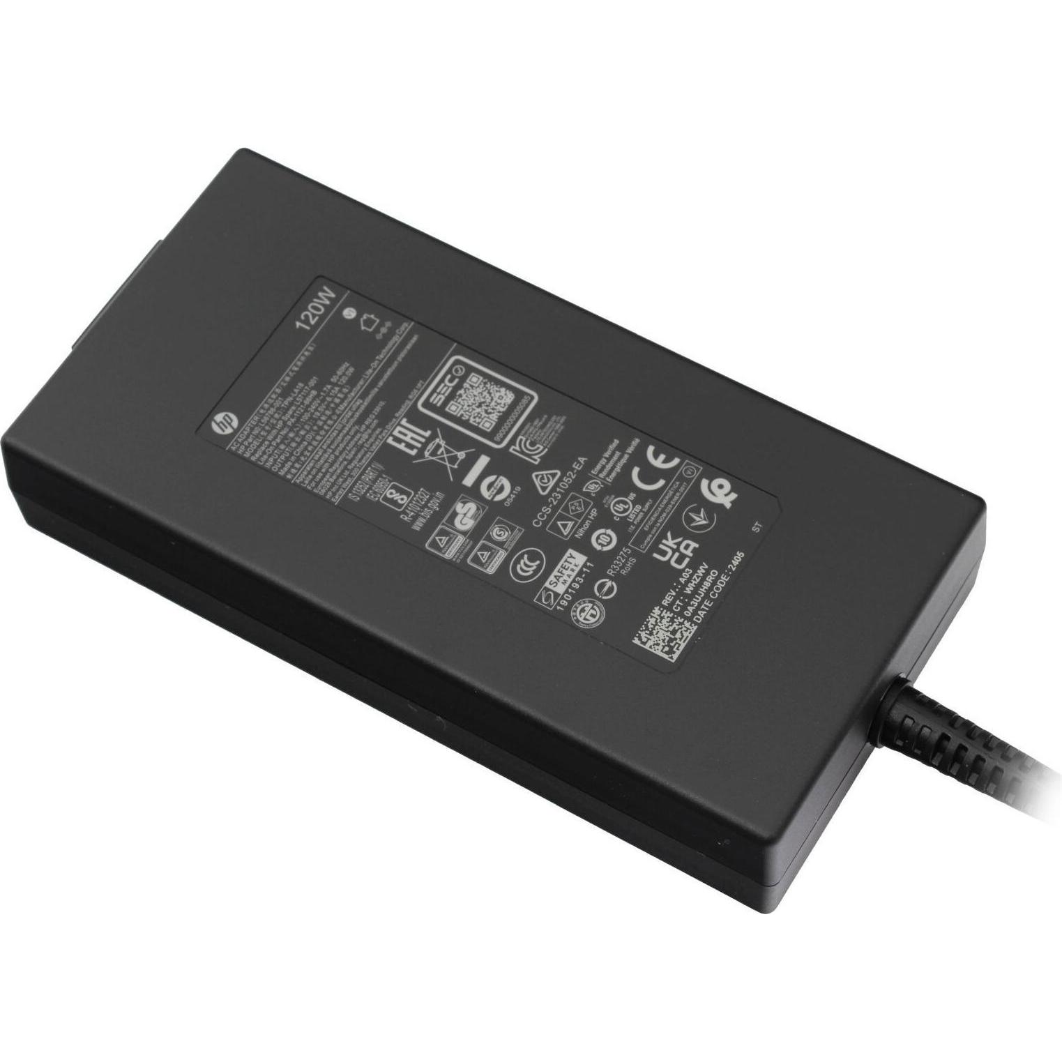 HP TPN-LA18 (120 W), Notebook Netzteil, Schwarz