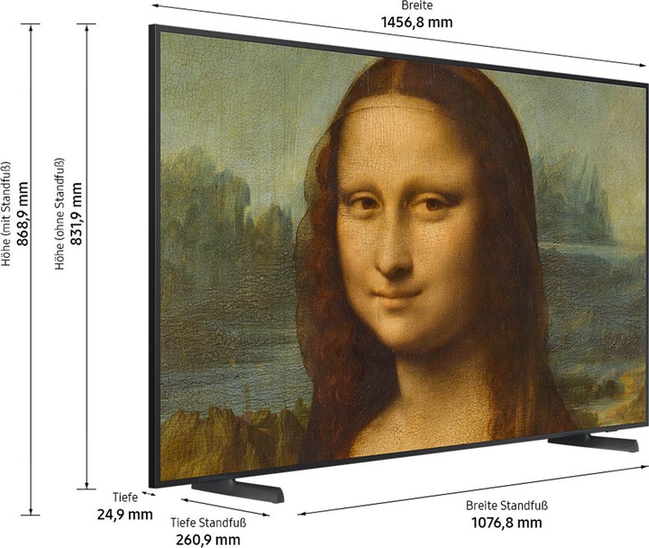 Produktbild Samsung The Frame QE65LS03B (65", LS03B, QLED, 4K, 2022)