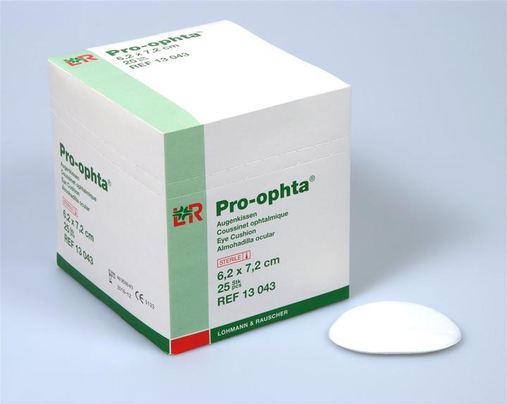Produktbild Pro Ophta Augenkissen 6.2x7.2cm steril (25 x)