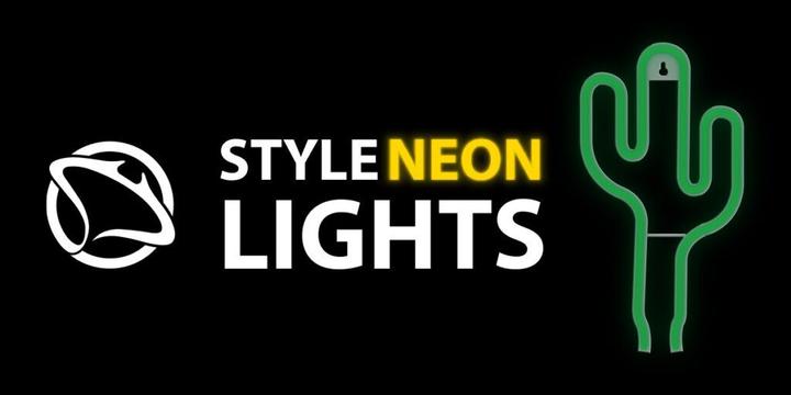 Image du produit Manta SNL74GN Style Neon Lights CACTUS green