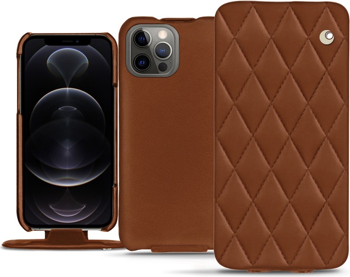Productafbeelding Noreve Lederen omslag verticaal (Apple iPhone 12 Pro Max)