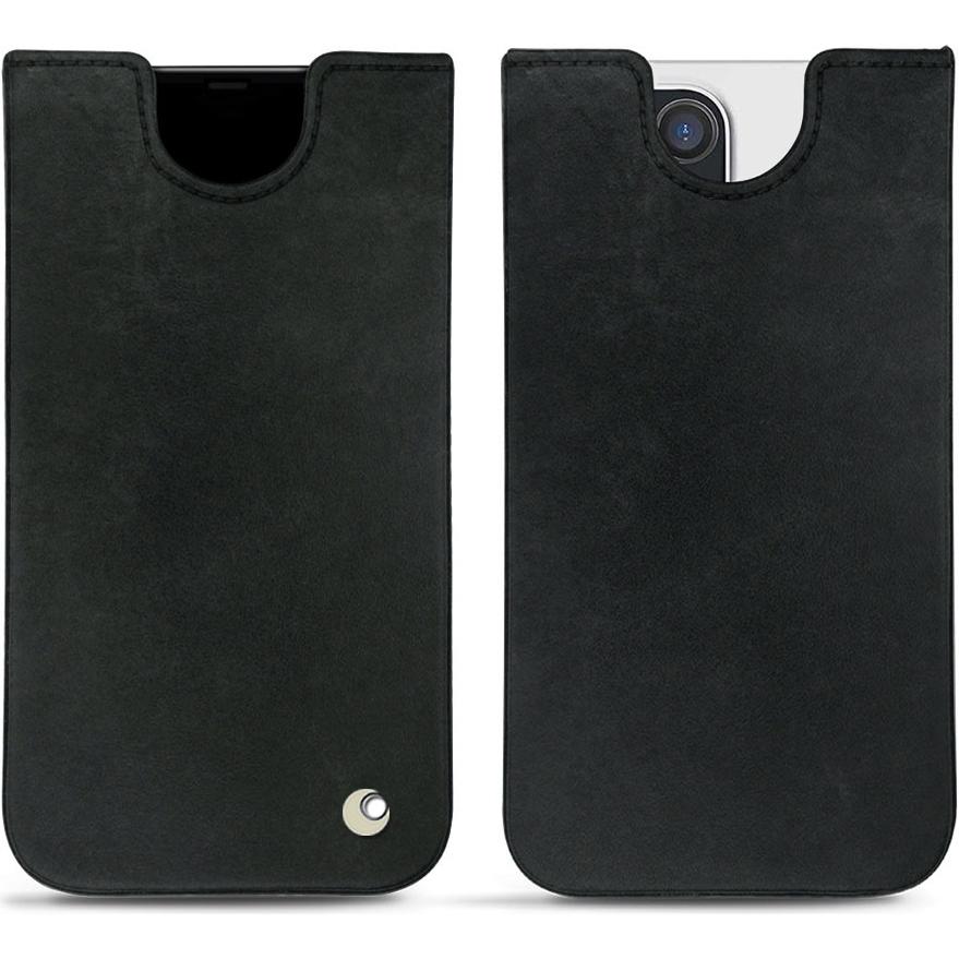 Thumbnail - Noreve Lederschutzhülle (Apple iPhone 12 Pro Max), Smartphone Hülle, Schwarz