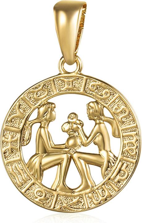 Image du produit JVD Pendentif Gemini plaqué or SVLP0713XH2GOBL