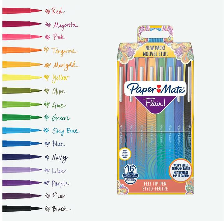Productafbeelding Paper Mate Flair Set (16x)