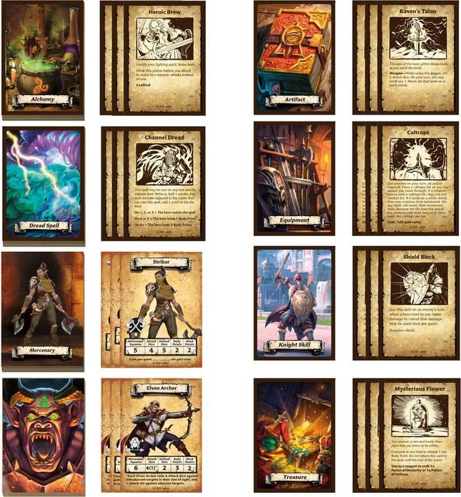 Actual product image Avalon Hill HeroQuest Board Game Expansion Rise of the Dread Moon Adventure Pack *English Version*.