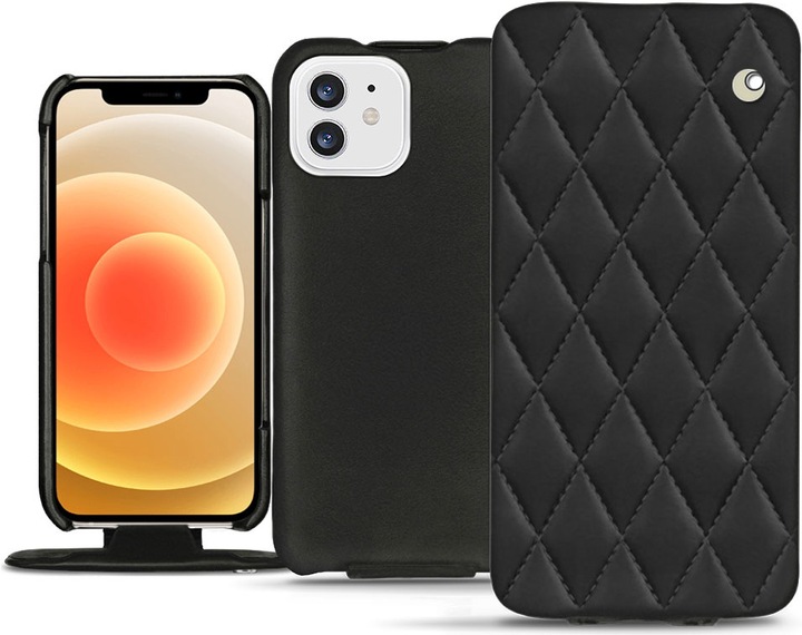 Productafbeelding Noreve Lederen omslag verticaal (Apple iPhone 12)
