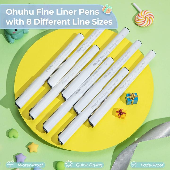 Actual product image Ohuhu Marker-Geschenkbox Set (72 x)
