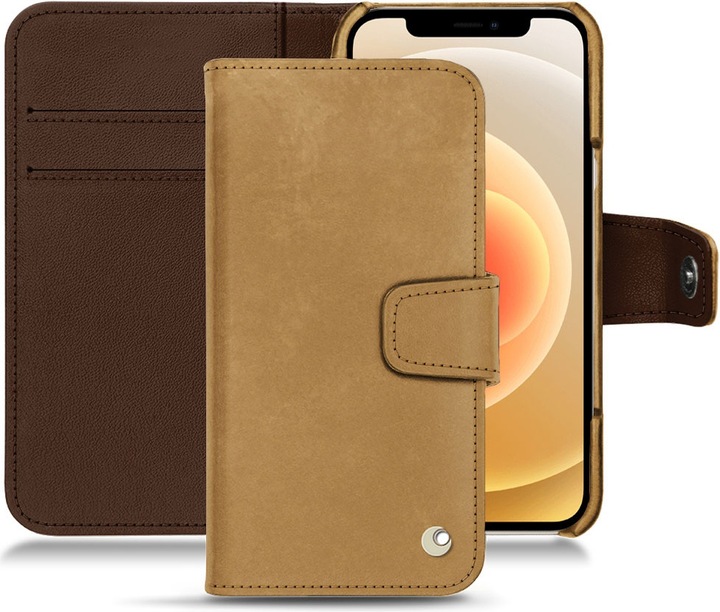 Actual product image Noreve Leather case wallet (Apple iPhone 12 mini)