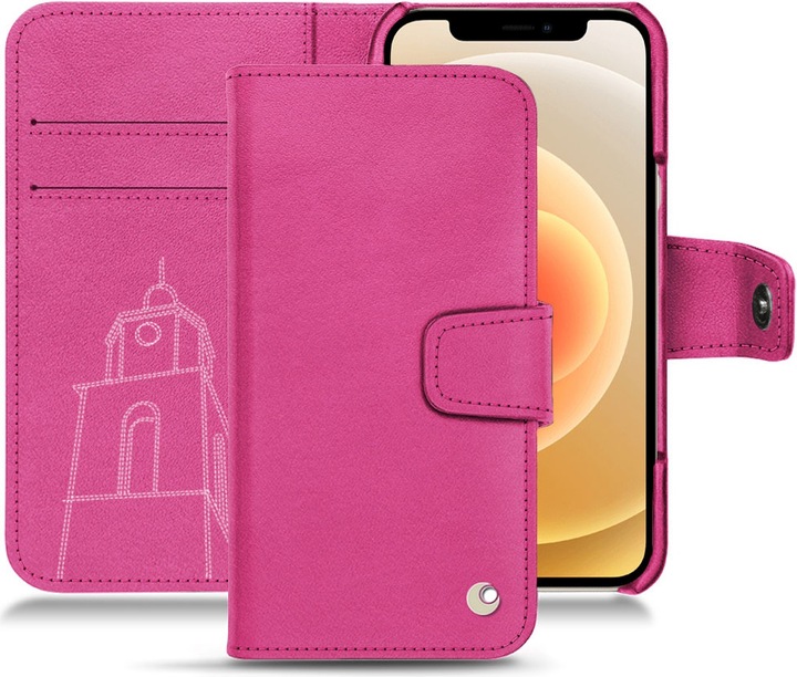 Noreve Lederschutzhülle Wallet (Apple iPhone 12 mini)