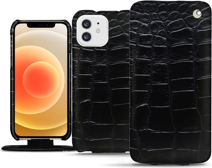 Actual product image Noreve Leather cover vertical (Apple iPhone 12 mini)