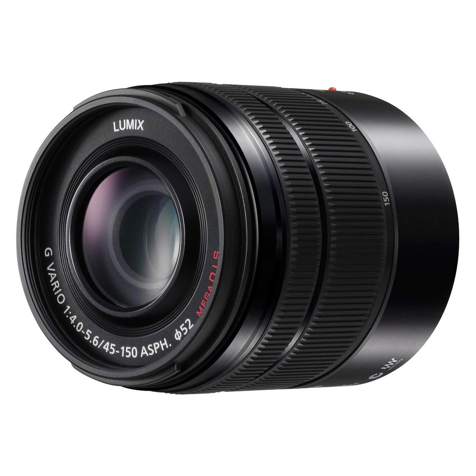 Panasonic 45-150mm f/4.0-5.6 ASPH. Mega O.I.S. (Micro Four Thirds, Micro Four Thirds), Objektiv, Sch
