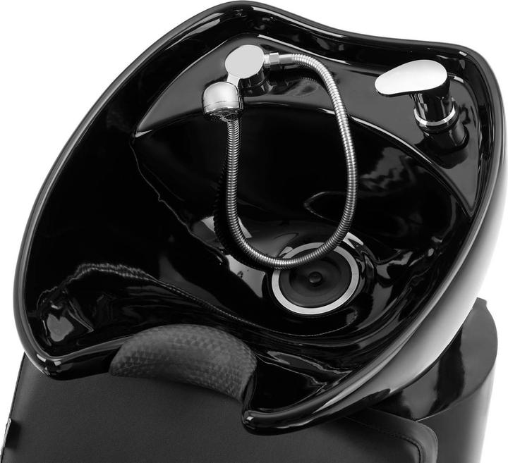 Actual product image Physa Salon Backwash Unit - inclinable washbasin with mixer tap, hose, and showerhead - functional design