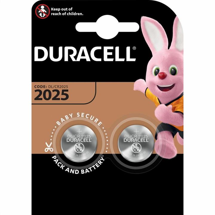 Produktbild Duracell Lithium CR2025 (2 Stk., CR2025, 165 mAh)