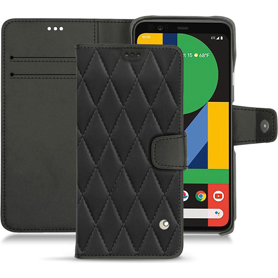 Noreve Lederschutzhülle Wallet (Google Pixel 4), Smartphone Hülle, Schwarz
