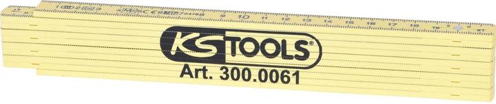 Actual product image KS Tools Plastic folding ruler (2 m)
