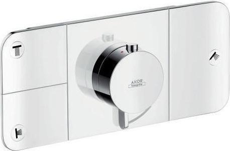 Actual product image Axor Ready-mounted set ONE f UP thermostat 3 consumers chrome