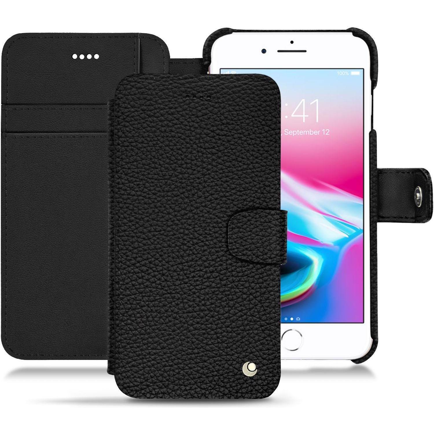 Noreve Lederschutzhülle Wallet (Samsung Galaxy Note 7), Smartphone Hülle, Schwarz
