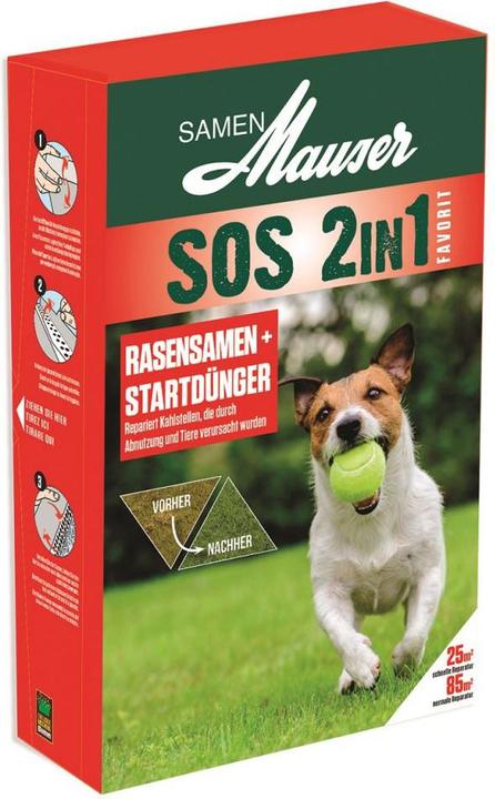 Image du produit Blumen Gazon SOS 2 en 1, 1 kg (Réensemencement de la pelouse)