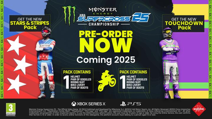 Immagine prodotto Milestone Monster Energy Supercross 25 - Microsoft Xbox Series X - Racing (Xbox Series X, EN)