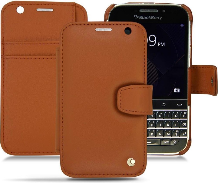 Noreve Lederschutzhülle Wallet (Blackberry Classic Q20)