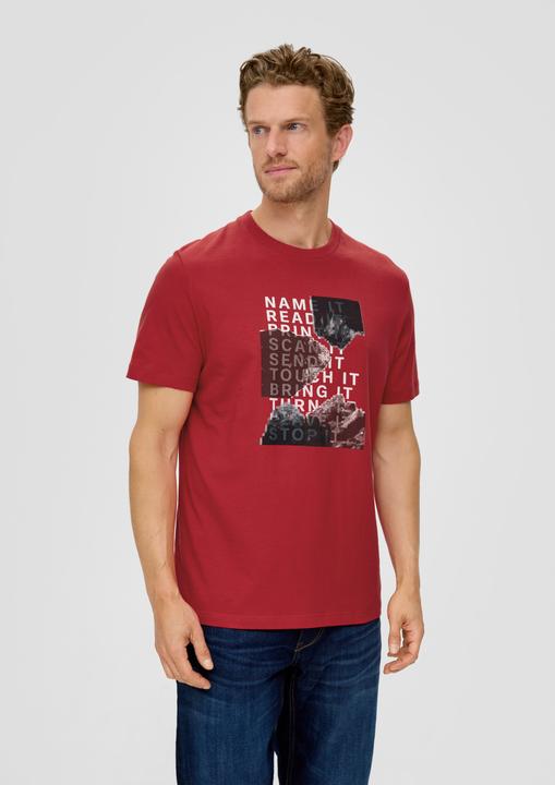 Produktbild s.Oliver T-Shirt Jerseyshirt mit Print (S)