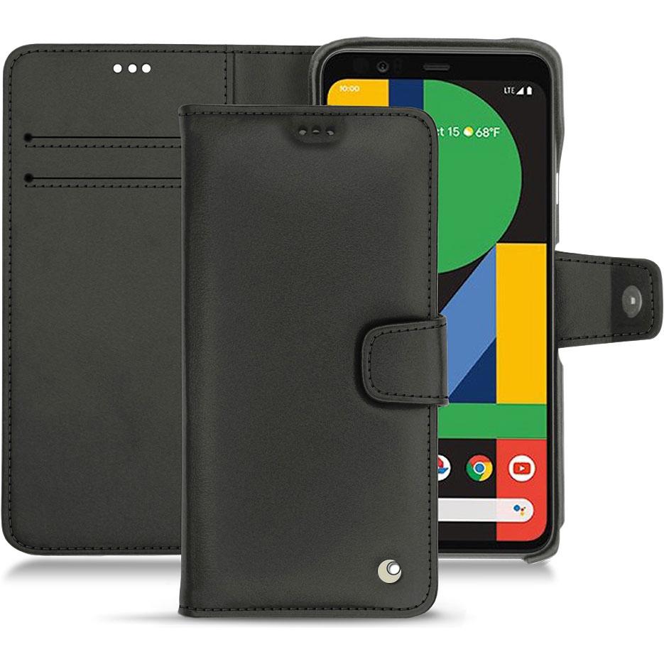 Noreve Lederschutzhülle Wallet (Google Pixel 5), Smartphone Hülle, Schwarz