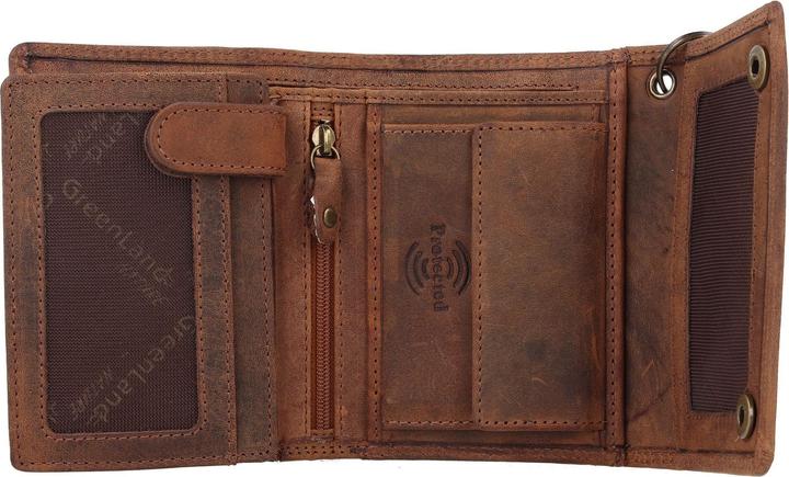 Immagine prodotto Greenland Nature Portafoglio Montenegro RFID in pelle 12,5 cm