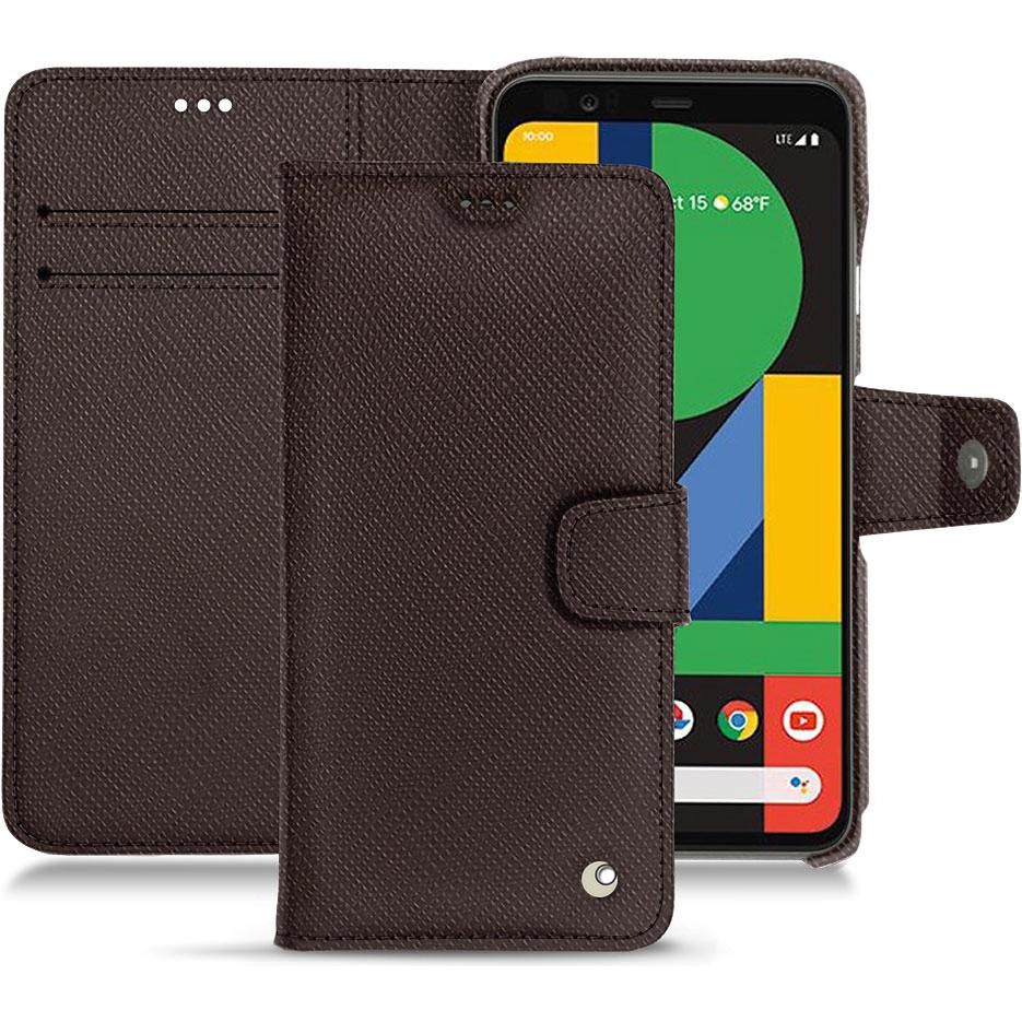 Thumbnail - Noreve Lederschutzhülle Wallet (Google Pixel 4), Smartphone Hülle, Braun