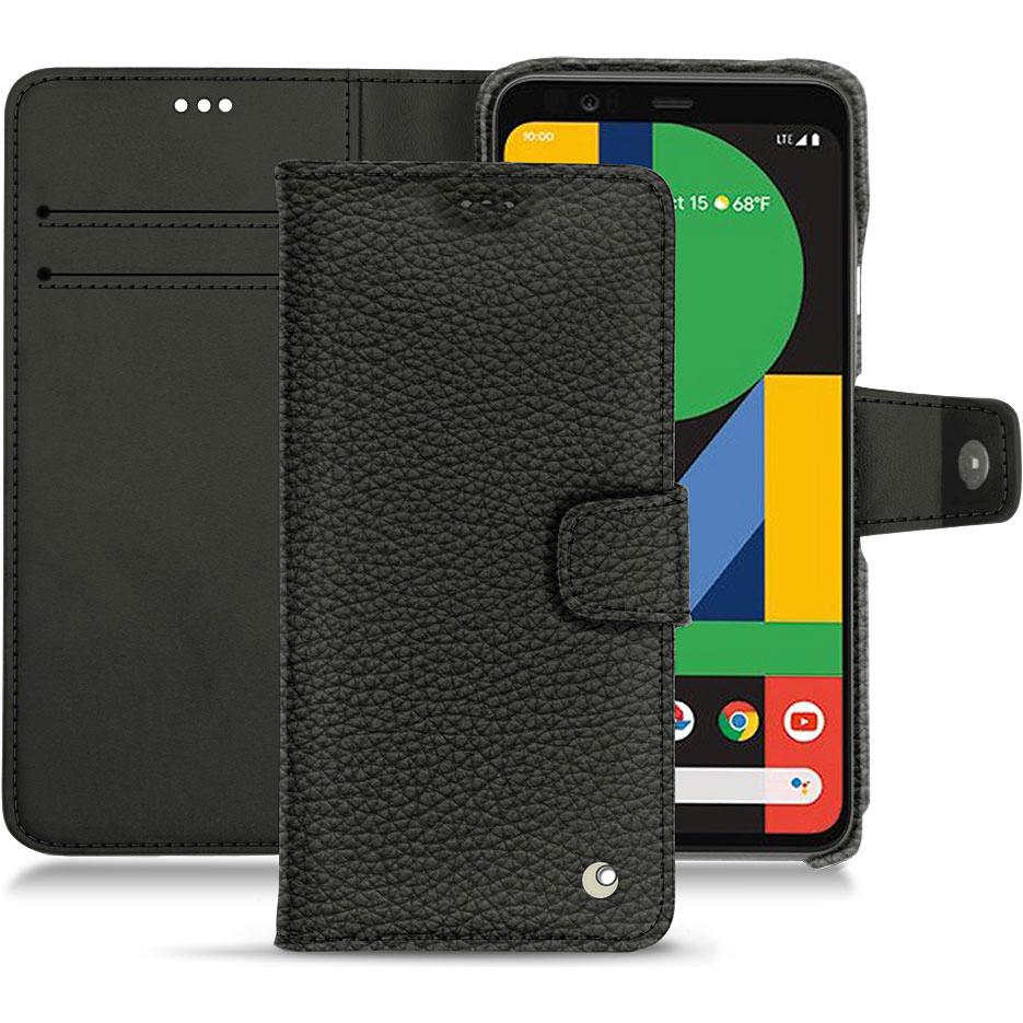Noreve Lederschutzhülle Wallet (Google Pixel 4), Smartphone Hülle, Schwarz