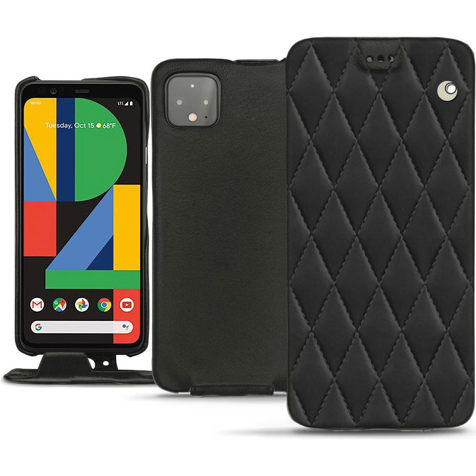Noreve Lederschutzhülle vertikal (Google Pixel 4 XL), Smartphone Hülle, Schwarz