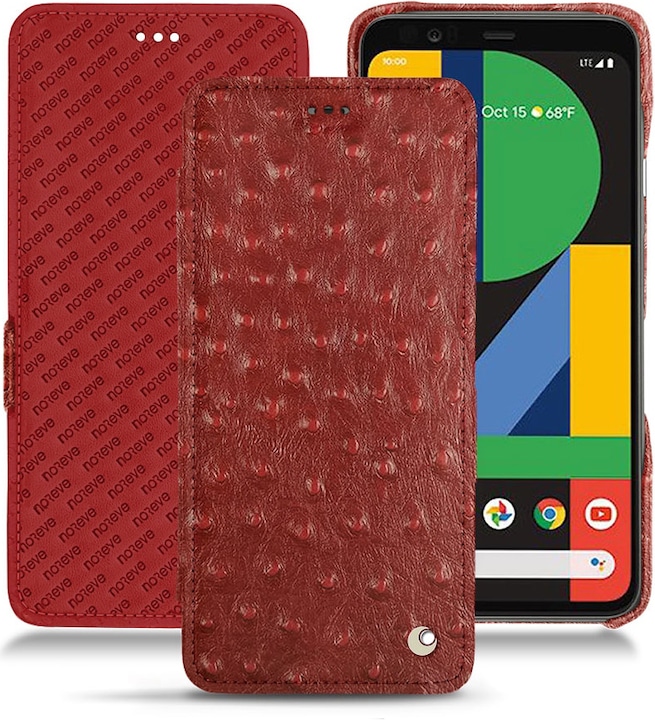 Actual product image Noreve Leather case horizontal (Google Pixel 4)