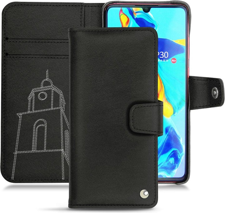 Produktbild Noreve Lederschutzhülle Wallet (Huawei P30)