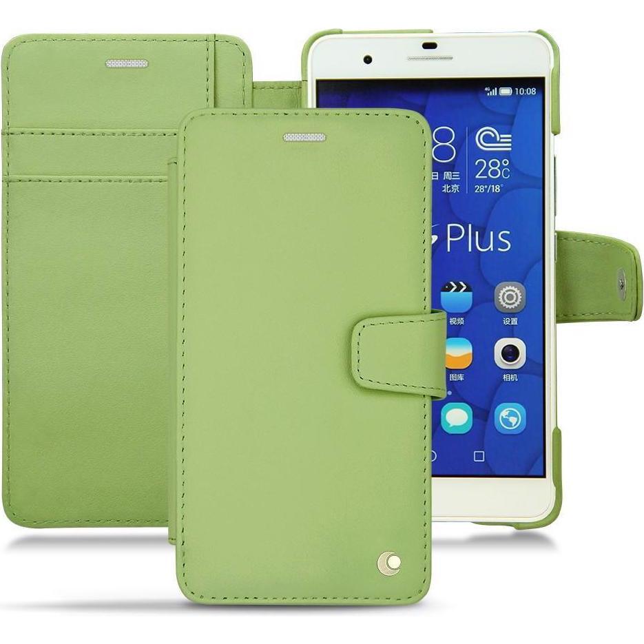 Noreve Lederschutzhülle Wallet (Honor 6 Plus), Smartphone Hülle, Grün